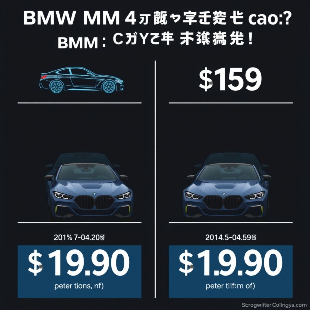 เปรียบเทียบราคา BMW M4 กับคู่แข่ง